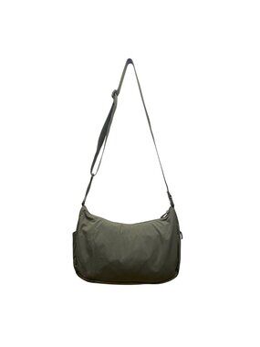 Athleta Women’s Green Nylon Adjustable Strap Anytime Crescent Crossbody Bag